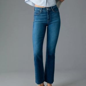 PAIGE Denim Cindy High-Rise Straight Leg (Size 34)